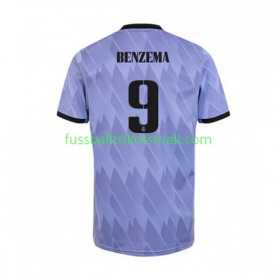 Fußballtrikots Real Madrid Karim Benzema 9 2022-2023 Kurzarm Auswärts-trikot kaufen